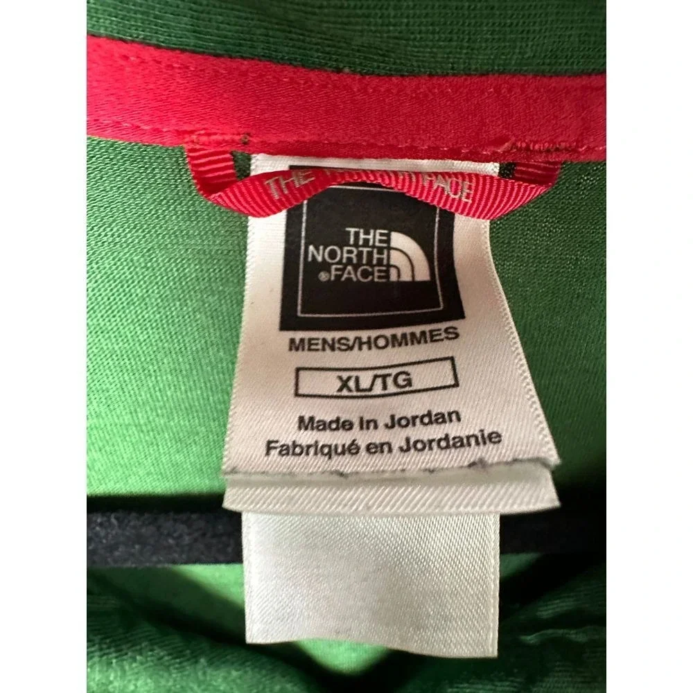 The North Face Green short Sleeve Shirt Outdoor Casual Hiking XL/TG